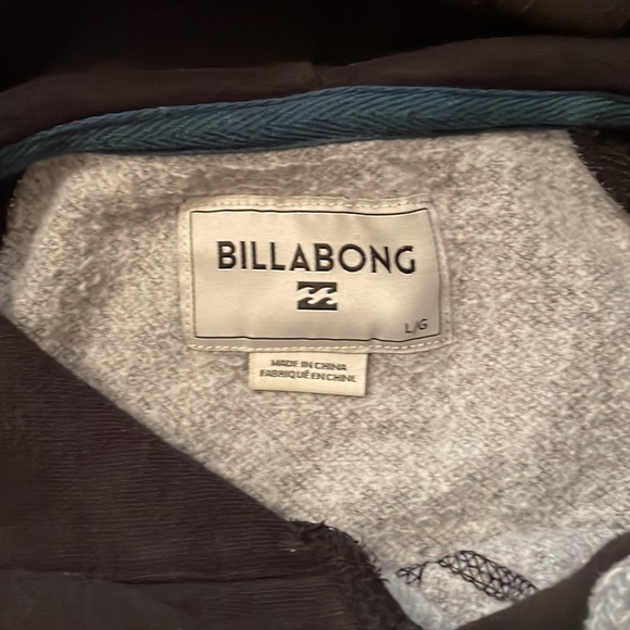 Billabong junior size Large hoodie in dark grey and black - Picture 2 of 8